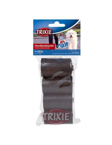 TRIXIE BOLSAS PICK UP NEGRAS (4 ROLLOS DE 20 BOLSAS)