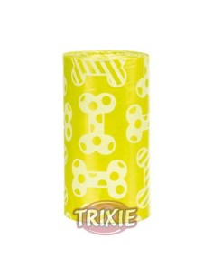 TRIXIE BOLSAS CON AROMA LIMÓN (4 ROLLOS DE 20 BOLSAS) AMARILLO M - 2