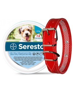 TUYNEC SERESTO + COLLAR CUERO ROJO ROJO ROJO 35 50 42 - 2