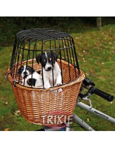 TRIXIE CESTA PARA BICICLETA CON REJILLA 44 X 48 X 33 CM - 2