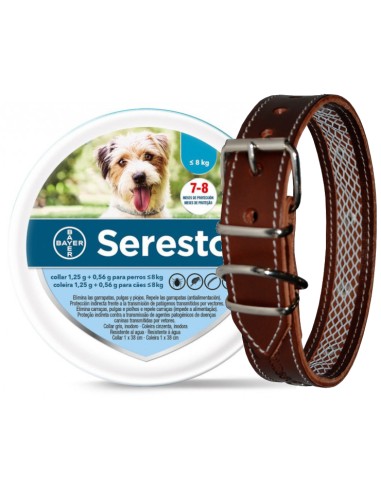 TUYNEC SERESTO + COLLAR CUERO MARRÓN MARRÓN MARRÓN 35 50 42 - 2