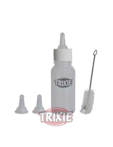 TRIXIE MINI-BIBERÓN CACHORROS CON CEPILLO 57 ML - 2