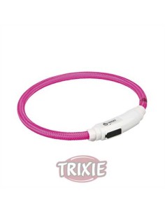 TRIXIE ANILLO FLASH USB PARA GATOS ROSA Ø7 MM / 35CM - 2
