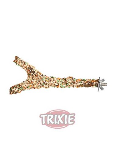 TRIXIE PERCHA CON MIJO Y FRUTAS Ø15 MM / 20 CM - 2