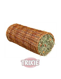 TRIXIE TÚNEL MIMBRE CON HENO ZANAHORIA 110 GR / Ø15 X 33 CM - 2