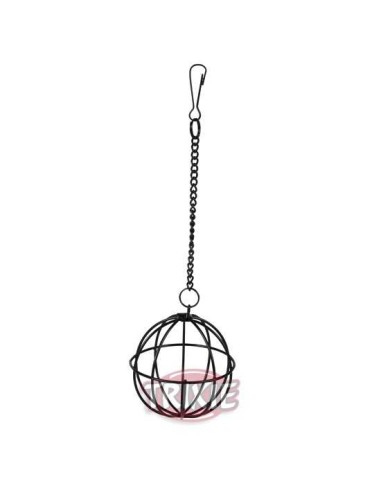 TRIXIE BOLA PORTA VERDURAS GALVANIZADA Ø12 CM Ø8 CM - 2