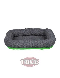 TRIXIE CAMA SUAVE PARA COBAYAS GRIS / VERDE 30 X 22 CM - 2