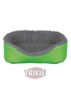 TRIXIE CAMA SUAVE PARA CONEJOS GRIS / VERDE 35 X 28 CM - 2