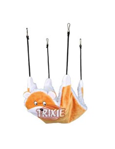 TRIXIE HAMACA DE PELUCHE PARA RATAS NARANJA 38 X 27 CM - 2