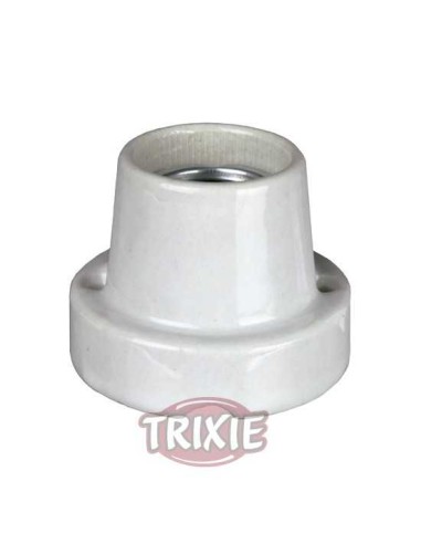 TRIXIE PORTA LÁMPARAS PORCELÁNICO RECTO