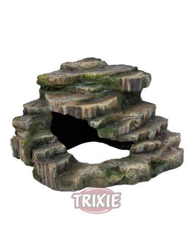 TRIXIE PIEDRA ESQUINERA CON CUEVA&PLATAFORMA 21 X 20 X 18 CM - 2