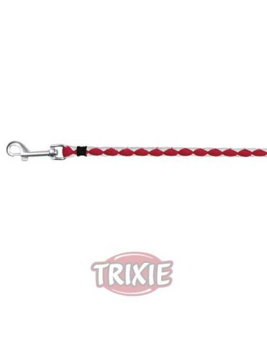 TRIXIE CORREA CAVO ROJO / PLATA S-XL (1.00 M / Ø12 MM) - 2