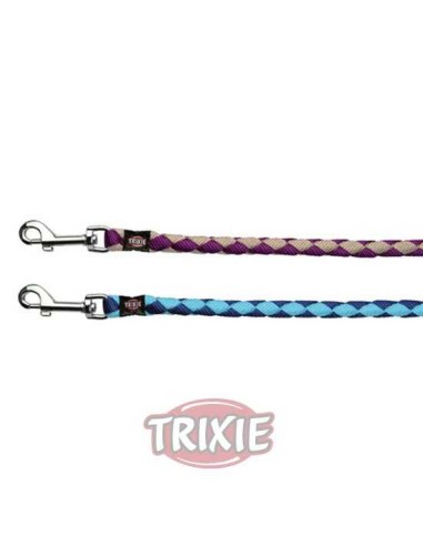 TRIXIE CORREA CAVO S-XL (1.00 M / Ø12 MM) MORA / PLATA - 2