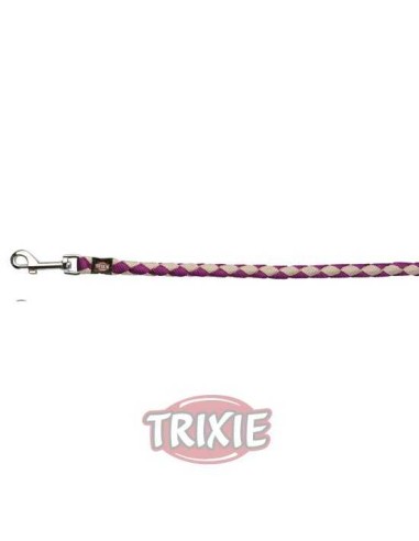 TRIXIE CORREA CAVO FRAMBUESA / PLATA L-XL (1.00 M / Ø18 MM) - 2
