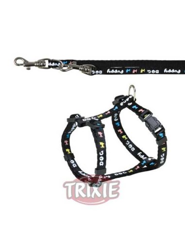 TRIXIE RAMAL ART ROSE HEART NEGRO 23-34 CM X 8 MM / 2 M - 2