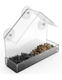 GAUN COMEDERO ACRILICO PAJAROS SILVESTRES  2