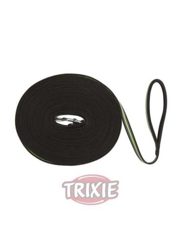 TRIXIE CORREA RASTREO FUSION NEGRO / VERDE 5 M / 17 MM - 2