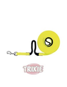 TRIXIE CORREA DE RASTREO EASY LIFE CON AMORTIGUADOR DE TIRONES AMARILLO 8 M / 20 MM - 2