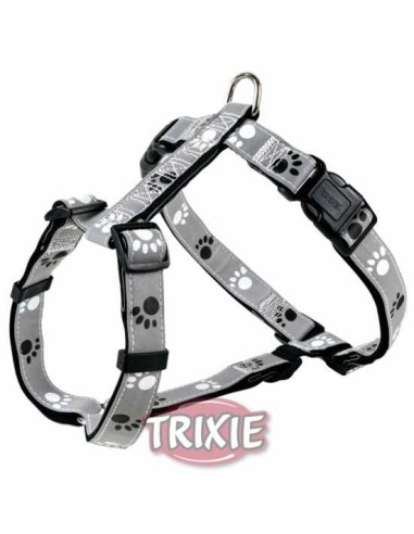 TRIXIE ARNÉS SILVER REFLECT GRIS / NEGRO XS-S (30-40 CM / 15 MM) - 2