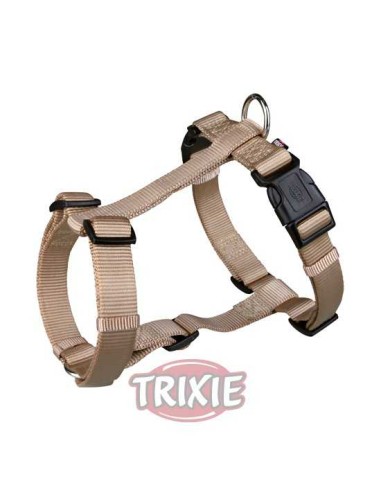 TRIXIE ARNÉS NYLON PREMIUM BEIGE XS-S (30-40 CM / 10 MM) - 2