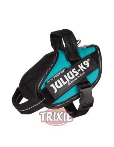 TRIXIE ARNÉS JULIUS-K9 IDC MINI AZUL PETRÓLEO M (49–67 CM / 22 MM) - 2