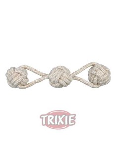 TRIXIE CUERDA DE JUEGO CON 3 PELOTAS DENTA FUN 37 CM - 2