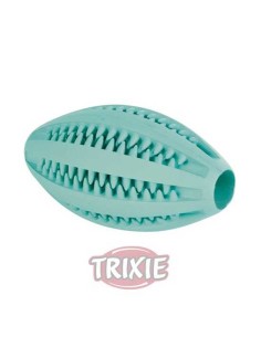 TRIXIE PELOTA RUGBY DENTA FUN CAUCHO MENTA 11 CM - 2