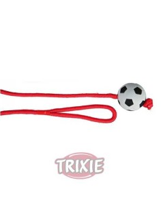 TRIXIE PELOTA FÚTBOL CON CUERDA CAUCHO Ø6 CM / 1.00 M - 2