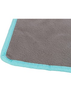 TRIXIE ALFOMBRA DE LANA GRIS TURQUESA 140 X 100 CM 120 X 65 CM - 6 2