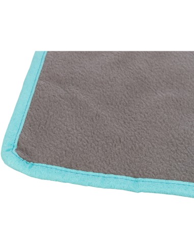 TRIXIE ALFOMBRA DE LANA GRIS TURQUESA 140 X 100 CM 120 X 65 CM - 2