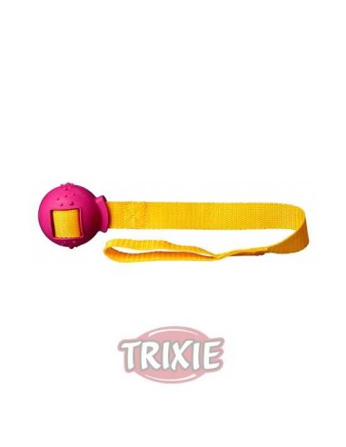 TRIXIE PELOTA CON CINTA CAUCHO NATURAL Ø6 CM / 48 CM - 2