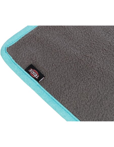 TRIXIE ALFOMBRA DE LANA GRIS TURQUESA 140 X 100 CM 120 X 65 CM - 4