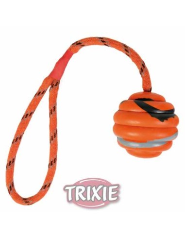 TRIXIE PELOTA ONDULADA CON CUERDA Ø6 CM / 30 CM - 2