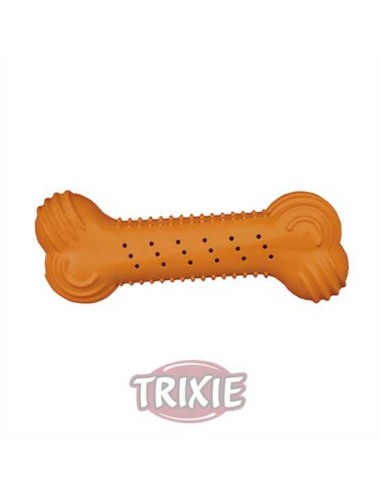 TRIXIE HUESO CON PAPEL CRUNCH 6 LITROS CAUCHO NATURAL 11 CM - 2