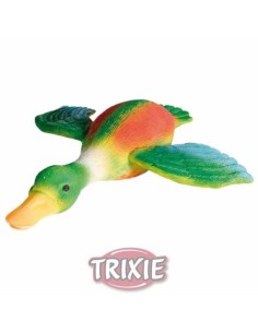 TRIXIE PATO VOLANDO CON SONIDO ORIGINAL DE LÁTEX 30 CM - 2