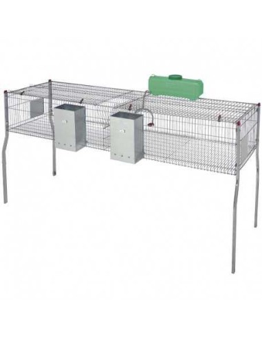 COPELE JAULA PARA CONEJOS PENTA 4 2 METÁLICO - 2