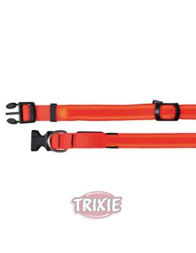 TRIXIE COLLAR FLASH NYLON NEGRO / AMARILLO NEGRO / AMARILLO M-L (40-55 CM / 35 MM) L-XL (55-70 CM / 35 MM) - 2