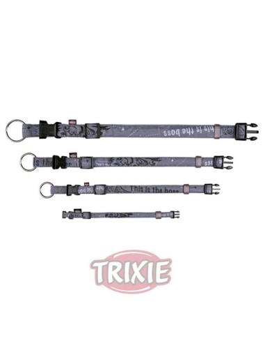 TRIXIE COLLAR JIMMY PLATA XS-S (22-35 CM / 10 MM) - 2