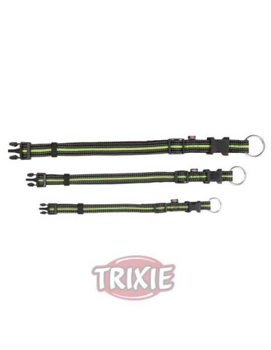 TRIXIE COLLAR FUSION NEGRO / VERDE S-M (30-45 CM / 17 MM) - 2
