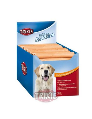 TRIXIE ROLLITO TRIPA RELLENO JAMÓN 12 CM / 22 GR - 2