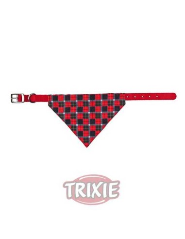 TRIXIE COLLAR NYLON CON PAÑUELO ROJO XS (19-24 CM / 10 MM) - 2