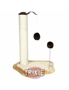 TRIXIE HUELLA RASCADORA CON POSTE BEIGE / MARRÓN - 2