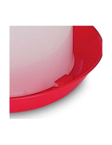 COPELE TOLVA COMEDERO PLÁSTICO ROJO AZUL - 2