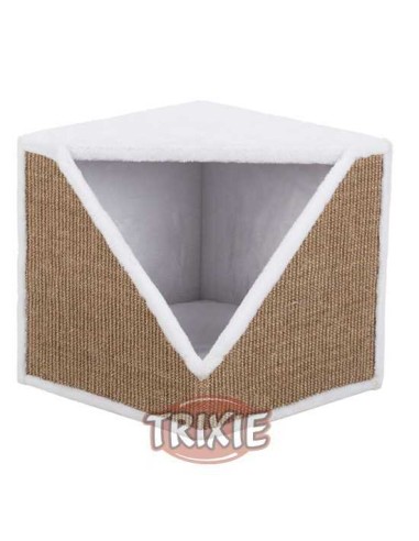 TRIXIE CUBO RASCADOR OFELIA BLANCO / MARRÓN 40 X 38 X 40 CM - 2