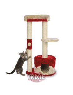 TRIXIE POSTE RASCADOR PILAR BEIGE / ROJO 50 X 37 X 100 CM - 2