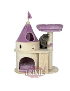 TRIXIE RASCADOR CASTILLO MY KITTY BEIGE / PÚRPURA 70 X 38 X 90 CM - 2
