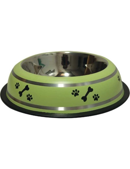 PETIPOP COMEDERO / BEBEDERO ACERO VERDE - 5