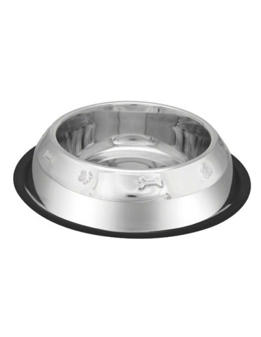 PETIPOP COMEDERO / BEBEDERO ACERO HUESOS RELIEVE - 4