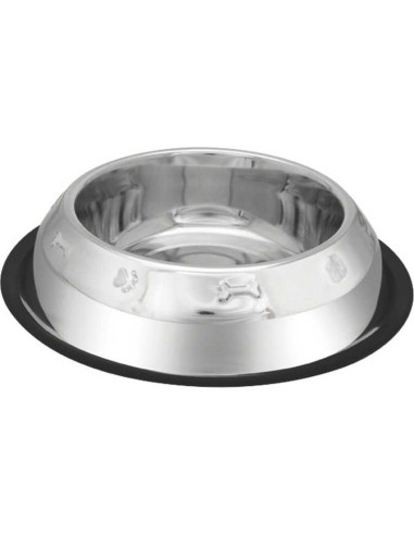 PETIPOP COMEDERO / BEBEDERO ACERO HUESOS RELIEVE - 5