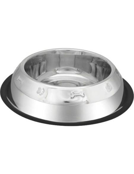 PETIPOP COMEDERO / BEBEDERO ACERO HUESOS RELIEVE - 5